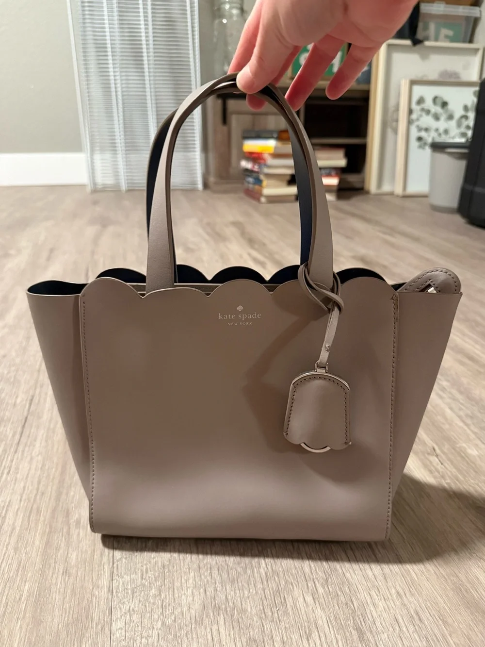 Kate Spade Scalloped Edge Leather Tote
